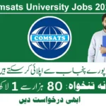 Comsats University Jobs 2025 For Assistant Professor/Lecturer