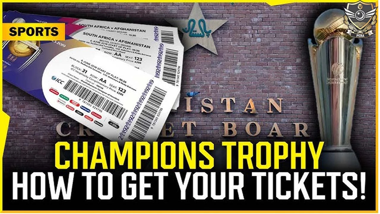 ICC Champions Trophy 2025 Ticket Price Revealed & How To Buy Tickets