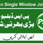 Latest Pakistan Single Window PSW Jobs 2025 Apply Online