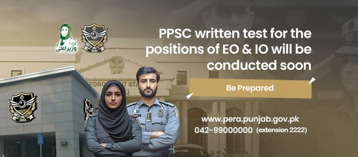 PPSC Written Test for EO & IO Positions Coming Soon – Get Ready Now!