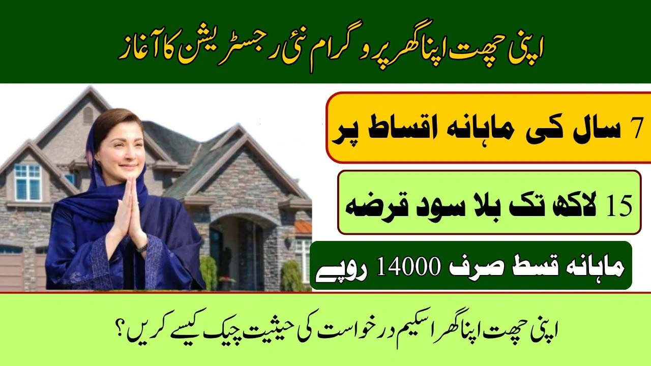 Fresh News Apni Chhat Apna Ghar Program 2025 – Complete Guide to New Registration